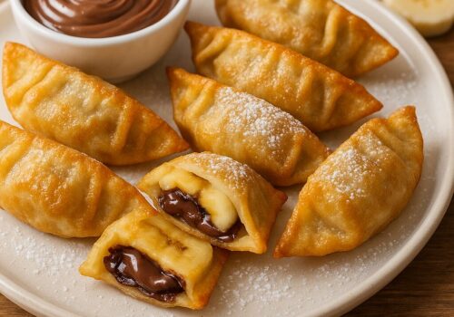 Nutella Banana Gyoza