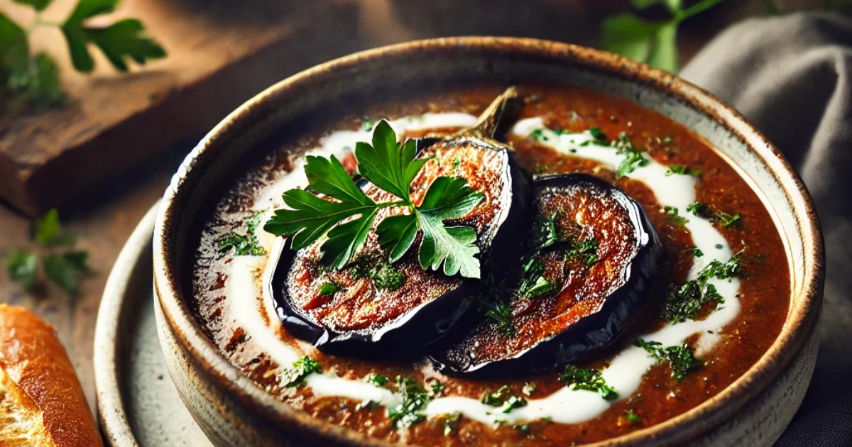 Smoky Eggplant Soup