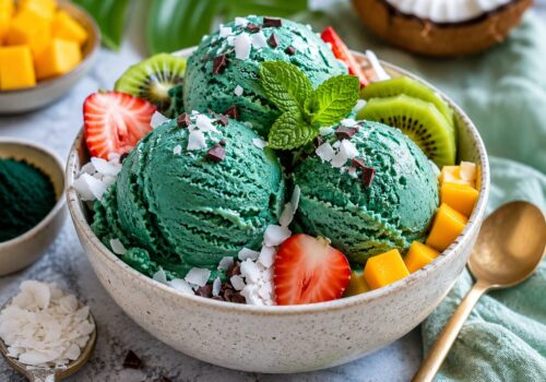 Spirulina Ice Cream