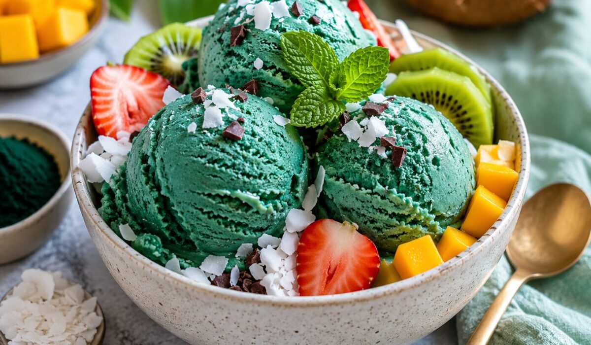 Spirulina Ice Cream