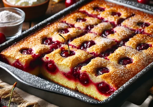 2 Ingredient Cherry Bars