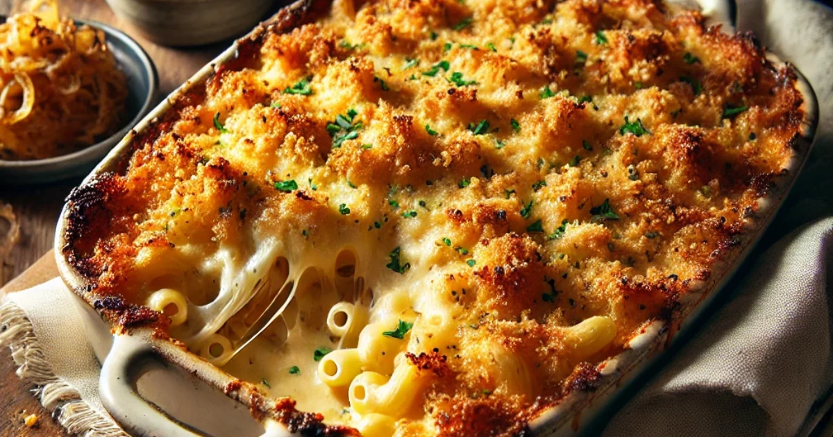 french onion mac and cheese