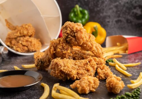 can you fry chicken in olive oil