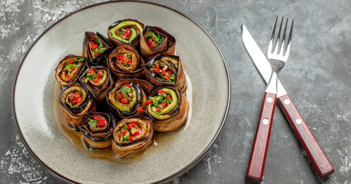Eggplant Moussaka Rolls