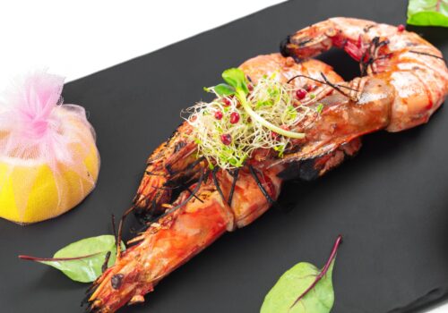 Ninja Grill Garlic and Herb Shrimp