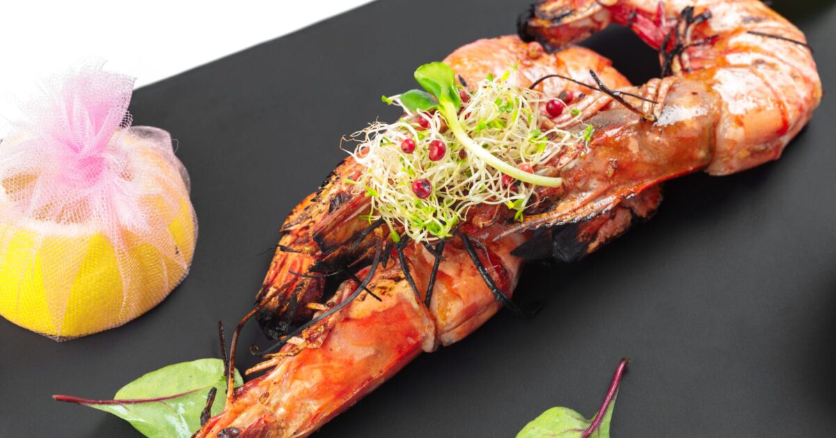 Ninja Grill Garlic and Herb Shrimp