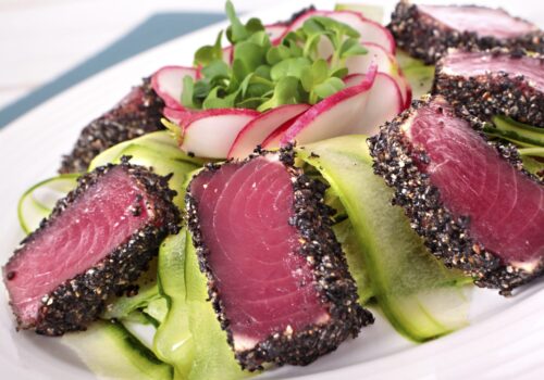 Sous Vide Tuna Steak with Soy and Ginger