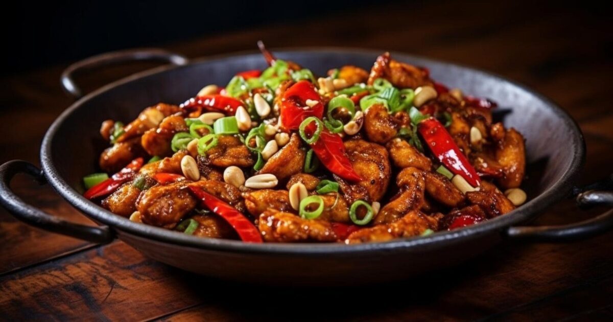 Sichuan peppercorn chicken with dry chili